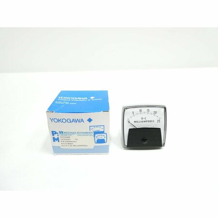 YOKOGAWA 0-25MA AMMETER 254200HJHJ